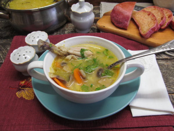 amerikanskij sup s risom i gribami 603a2573afcdd - Американский суп с рисом и грибами