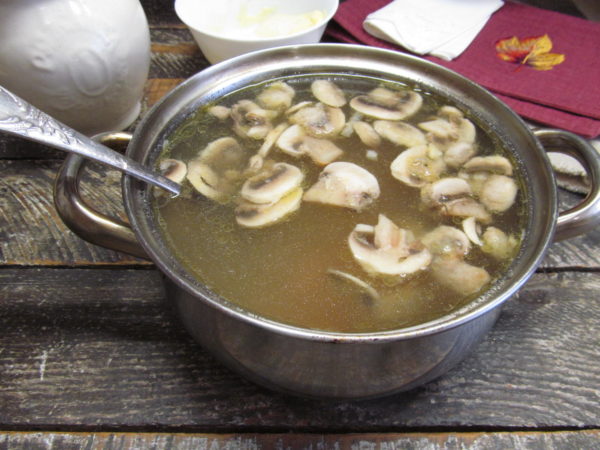 amerikanskij sup s risom i gribami 603a25761b781 - Американский суп с рисом и грибами