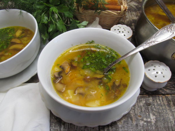 gorohovyj sup s gribami 603a2399dfccc - Гороховый суп с грибами